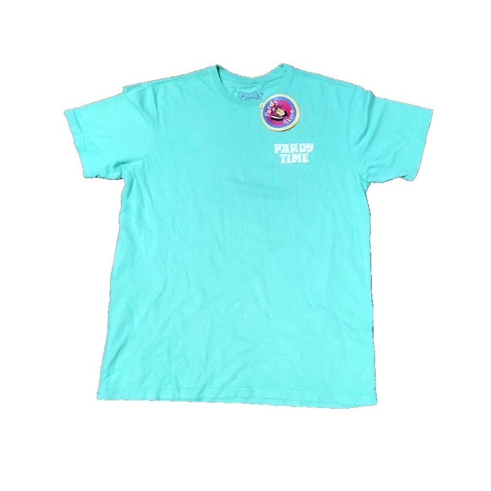 NEW Pardy Time Buckel Pastel Men's Green Short Sleeve T-shirt Size‎ L
